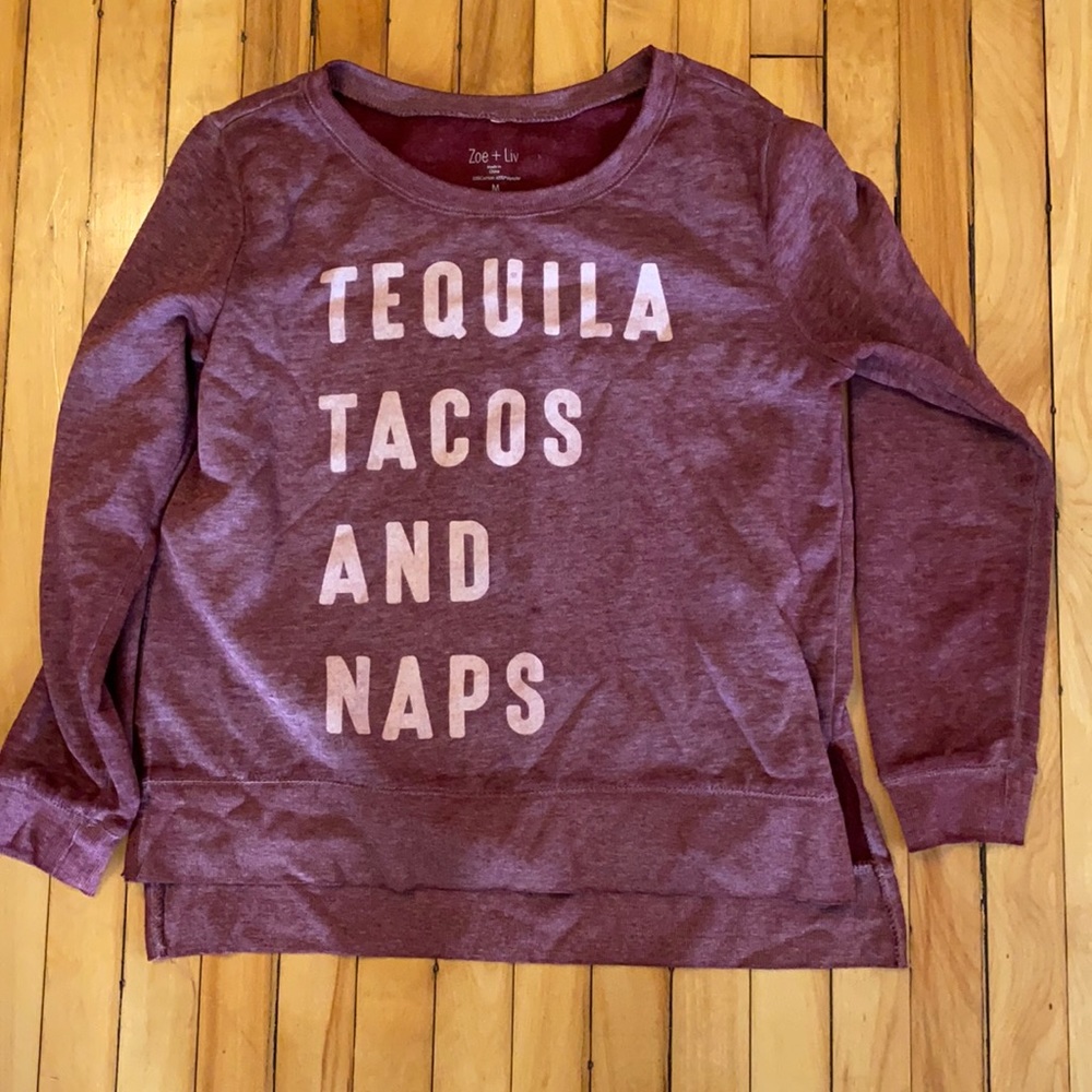 Cozy crew neck sweatshirt